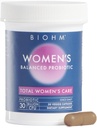 BIOHM Probiotika for kvinder, 30 Millioner CFU, 9 Stammer (30 Greve) Hjælper support Total Gut Sundhed, fordøjelsessystem & immunsystem, Vaginal Probiotic for Urinary Tract & Vaginal Sundhed, 30 Day Supply