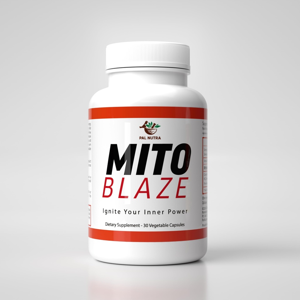 MitoBlaze Performance Mitochondrial Supplement, Energy and Stamina Support, Cellular Health Formula