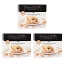 PROTIFIT - Low Calorie Fluffy Nutter Protein Bar 3 Pack, High Protein, 15g Protein, Low Carb, Low Sugar, Ideal Protein Compatible, 7 Servings Per Box, (3 Pack)