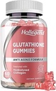 Reduceret Glutathione 500mg Gummies, L- Glutathion med kollagen tyggetabletter til hudpleje, leverstøtte, antioxidant, immunsystem, 60 greve