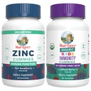 MaryRuth Organics Zink (Tart Hindbær) & Kids Immunity Gummies (Blandet Berry)
