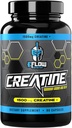 eFlow Creatinin Capsules, HCL Creatinine Pills - Creatin Supplement for mænd og kvinder, Muscle Builder, Endurance, Styrke, med AstraGin og Senactiv (1500mg, 90 Kapsler)