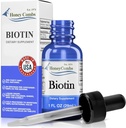 Biotin Liquid Drops Made in USA - Great for Hår, Hud, Nails 500% DV per Servering - 36 Servering per Container - Great for mænd, Kvinder, Børn - Vegansk Vitamin B7 Væske - Bulk størrelser også tilgængelig