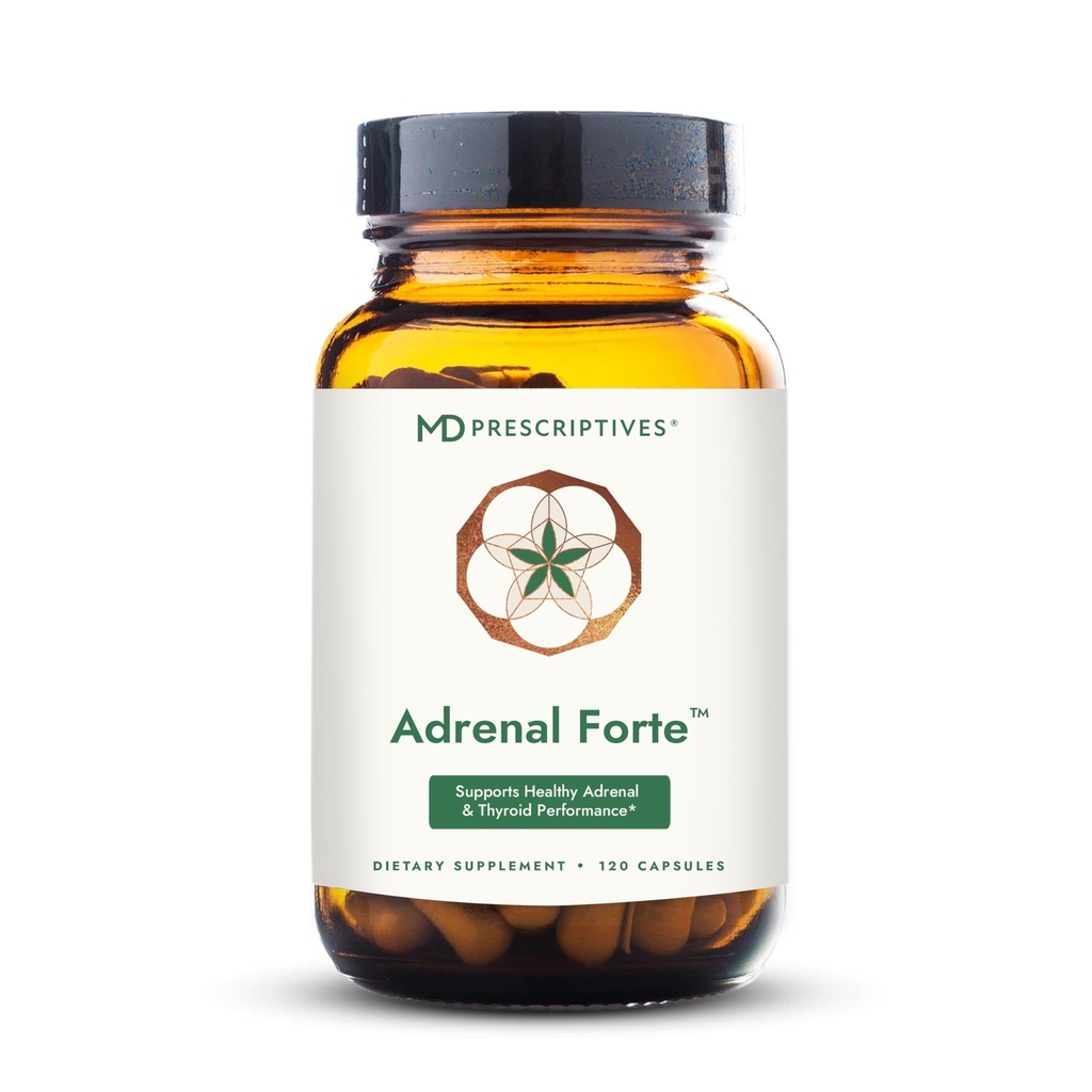 MD Præskriptiver - Adrenal Forte - Adrenal Support * med Ashwagandha & Rhodiola - 120 kapsler