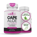 Pure Cape Aloe Herbal Laxative til Forstoppelse Relief - sund tarmbevægelse - Natural Colon Cleanse & Detox Kosttilskud - specielt designet til kvinder af Ladyme - 90 kapsler