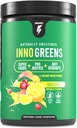 InnoSupps Inno Greennes - 124; 28 + Organic Green & Superfoods - 124; Advanced Prebiotics + Probiotics - 124; Super Antioxidant + Hydration - 124; Spirulina, Chlorella, Ashwagandha - 30 Servere (Goji Citrus)