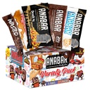 Anabar Protein Bar, The Sampler Pack, The Protein-Packed Candy Bar, World's Best Tasting Protein Bar, No Sugar Alcohols, High Protein, Amazingly Delicious, 20 Grams of Protein (6 Bars, Guilty Pleasure Pack)