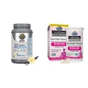 Garden of Life Organic Vegan Sport Protein Powder & Dr. Formulated Women's Probiotics Once Daily, 16 Strains, 50 Billion