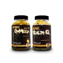 CONTROLLED LABS Orange Health IQ + Orange Oximega Fish Oil Bundle – Boost Brain Function, Heart Health & Immunity Together – Nootropic & Omega-3 for Men & Women