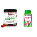 Force Factor ProbioSlim Apple Cider Vinegar Gummies with Organic & Vitafusion Womens Multivitamin Gummies, Berry Flavored Daily Vitamins for Women with Vitamins A, C