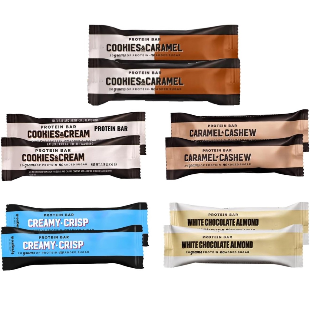 BarebeIs Protein Bars Assorted Variety Pack Sampler - Protein Snacks with 20g of High Protein - 5 Flavors - (10 Count)