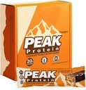 PEAK PROTEIN BARS Grass-Fed Whey 20G Protein Gluten Free Chocolate Peanut Butter Crunch 2.2 oz (Pack of 12)