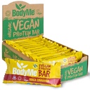 BodyMe Organic Vegan Protein Bar | Raw Maca Cinnamon | Box of 12 x 2.12oz (60g) | with 3 Plant Proteins
