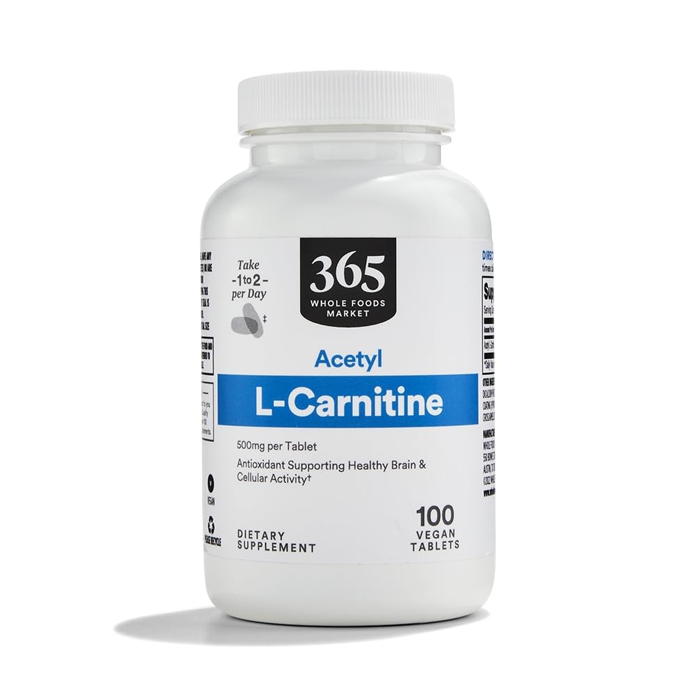Hele fødevaremarkedet, Acetyl L- Carnitin 500mg, 100 ct