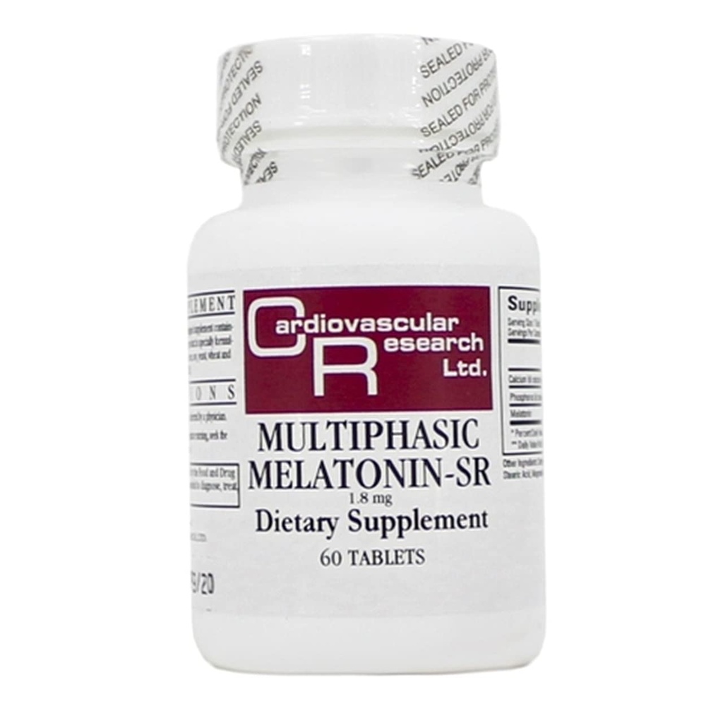 Cardiovascular Research - Multiphasic Melatonin-SR 1.8 mg 60 tabs