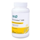 Klaire Labs SFI Health Eicosax 1000 TG Fish Oil - 1000 mg EPA / DHA per Soft Gel, Ultra Pure Omega-3 Fish Oil Pills - bæredygtigt sourced - Natural Lemon Flavor for No Fishy Burps (60 Softgels)