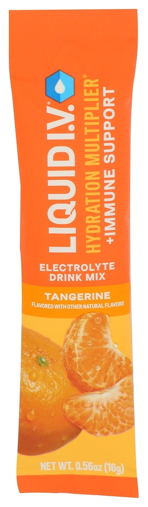 Liquid IV Tangerine Hydration Drink Mix Single, 0.56 OZ
