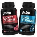 DR. BO Nyre Cleanse & Lung Support Pills - Premium Herbal Formulas til støtte Nyre & Lung Sundhed