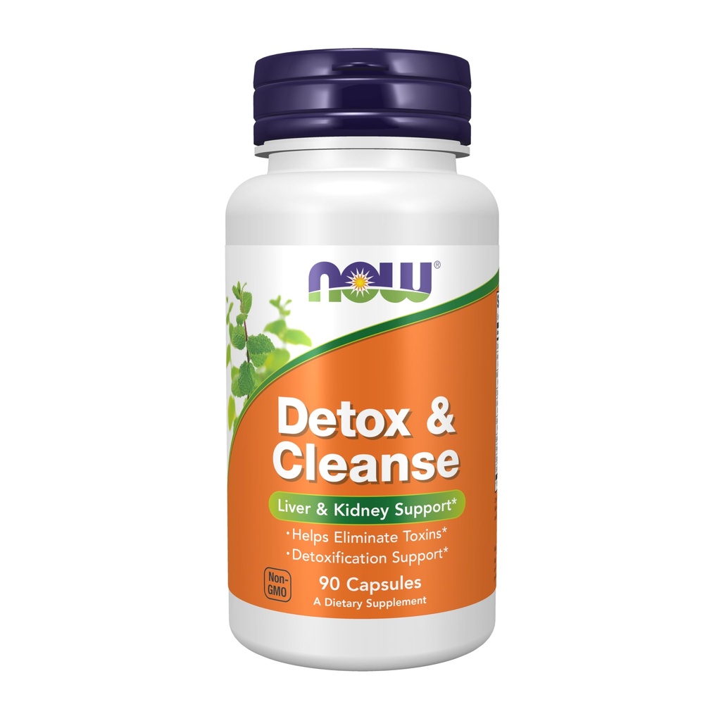 Now Supplements, Detox og Rense, 90 Veg kapsler, lever og nyre support *