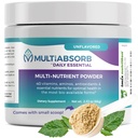 MultiAbsorb ~ Daily Essential, Multi- Nutrient Powder for Optimal Health, Vitaminer, Mineraler, Antioxidanter, Ingen Fillers eller Konserveringsmidler, Natural, Non- GMO, 30 Servere (Unflavored)