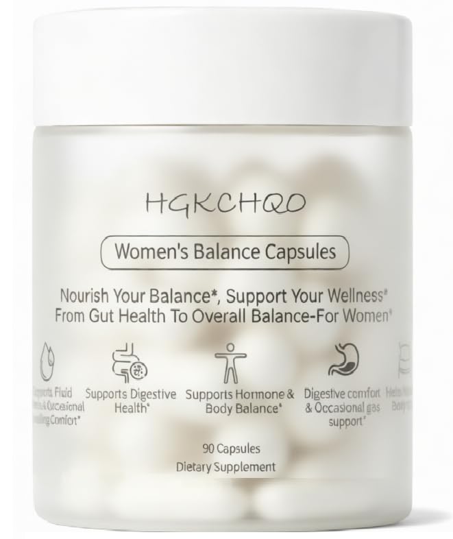 Women’s Gut Health Capsules, Berberine with Bromelain Ashwagandha, Bloating Relief & Digestive Support, Vegan Non-GMO Metabolism Supplement for Women, 90 Capsules