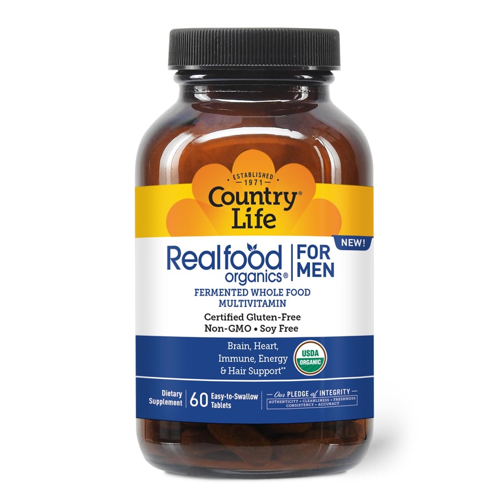 Country Life RealFood Organics for Men - 60 tabletter