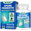 Spore Probiotic, 90 Capsules - Bacillus Subtilis Spore Based Probiotic for Women & Men, 20 Billion CFU Probiotics for Digestive Health, Daily Gut Health & Immune Support, Vegan & Shelf Stable