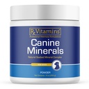 Rx Vitaminer Canine Minerals - Essential Minerals for Dogs - Calcium, Magnesium, jern supplement, ben og fælles supplement til K9, immunforsvar - 16oz