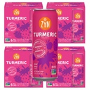 ZYN Turmeric Wellness Drink (24 Pack), Mixed Berry Flavored Turmeric Curcumin Drink with Black Pepper, No Added Sugar, Low Carb & Low Calorie Drink, Clean Alternative