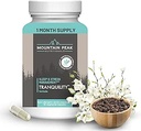 Mountain Peak Nutritionals Tranquility Formel - Understøtter Brain Health, Sleep & Stress Management - Vitamin B6, Vitamin B12 og Adaptogens - Hypoallergen Kosttilskud (90 Vegetariske kapsler)