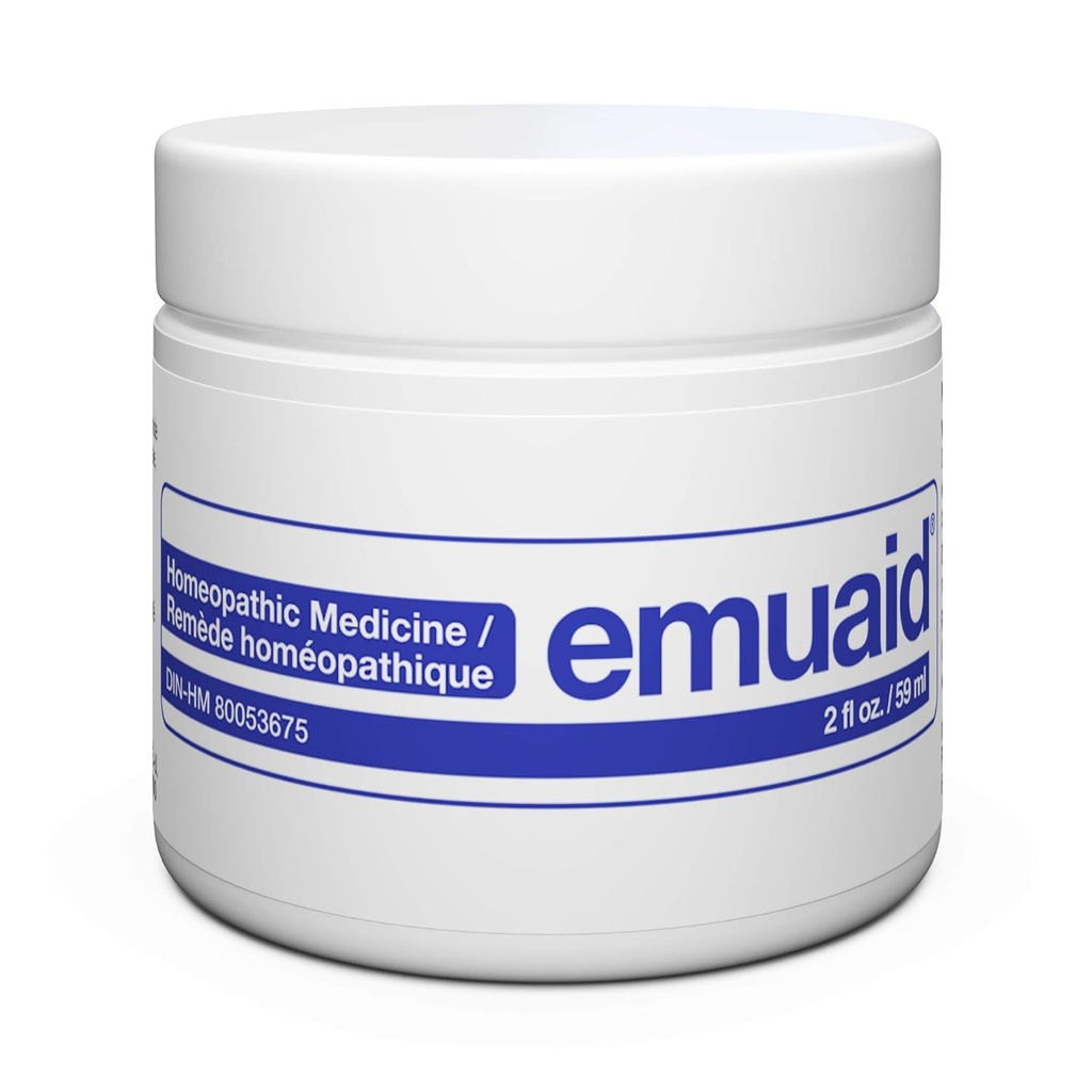 emuaid salve for Eksem og Psoriasis Relief, Reducerer kløen, smerte, hævelse, regelmæssig styrke behandling for 100 + hudlidelser, Steroid og Chemical- Free, Egnet til alle aldre, 2oz