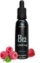 B12 1.000 mcg, 2oz 120 Servering, Raspberry Flavor, Methylcobalamin Sublingual Drops