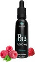 B12 1.000 mcg, 2oz 120 Servering, Raspberry Flavor, Methylcobalamin Sublingual Drops