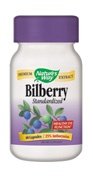 Nature 's Way Bilberry Premium Extract, Understøtter Eye Health *, Eye Health Supplement for voksne med sort hyldebær *, Gluten Free, Vegan, 60 kapsler (Packaging May Vary)