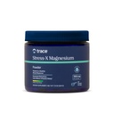 Trace Minerals Stress- X Magnesium, 350 mg - Powder Magnesium supplement til støtte muskelafslapning & Inddrivelse - Restaured Sleep Support Mineral supplement - Lemon Lime Flavor, 7.9 oz (50 Servere)