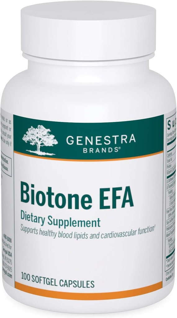 Genestra Brands Biotone EFA 124; Essential Fedtsyretillæg 124; 100 kapsler