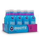 BIOLYTE Electrolyte Drink - Doctor- Formuleret Hydration Drink, Electrolytes Vand, Kemoterapi skal hugge for kvinder & mænd, Rehydration IV Væske i en flaske-blandet berry, 16 Fl Oz (12 Pack)