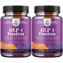 GLP-1 Berberine Supplement - One a Day Healthy Gut Berberine Complex with Panax Ginseng Turmeric Curcumin & Cayenne Pepper for Metabolic Balance - Gluten Free Vegan and Non-GMO - 30 Count - 2 Pack