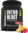 NutraBio Intra Blast Bcaa Pulver Aminosyre supplement, Elektrolyte & Hydration Blend, Intra, Pre Workout & Muscle Inddrivelse, 20g Eaa Aminosyrer pulver, 5g Glutamin- Tropical Fruit Punch, 30 Servering