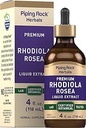 Piping Rock Rhodiola Rosea Tincture Note 124; 4 FL Oz Oz Note 124; Premium Liquid Extract