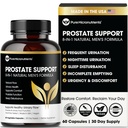 Pure Mikronutrients Advanced Prostata Health Supplement - Saw Palmetto, Beta- sitosterol, Stinging Nettle Root, & Lycopene - Brege Control & Urinary Support Kosttilskud til mænd