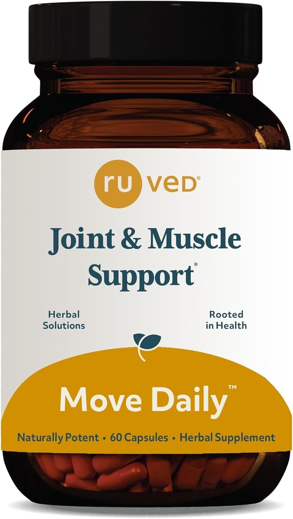 RUVED Paingon, Uovertruffen Muscle Plus Fælles Support Kosttilskud, 60 Tæl efter RUVED, fremstillet af Ayush urter