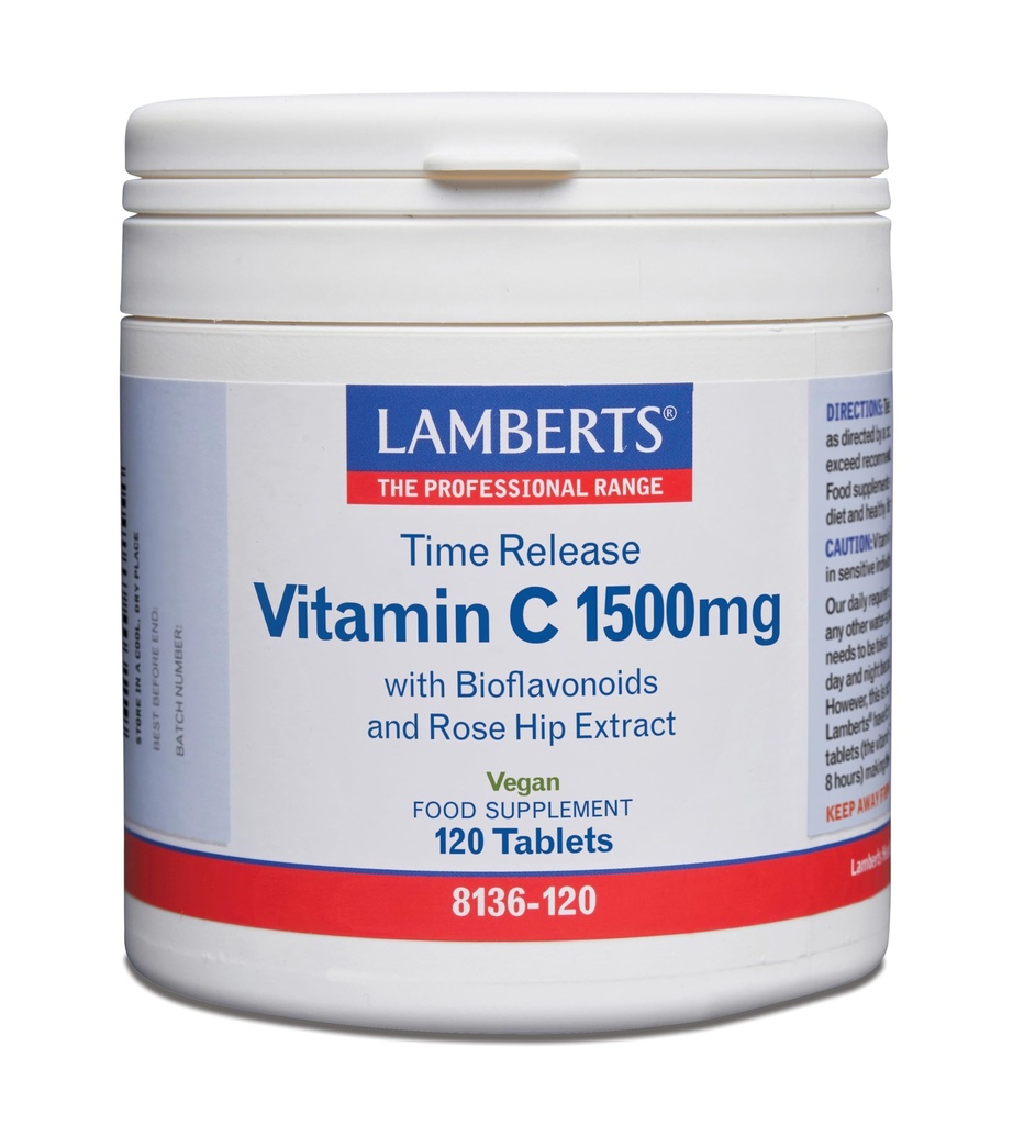 Vitamin C Time Release with Bioflavonoids 1500mg.