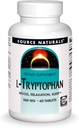 Source Naturals L- Tryptophan, for Mood, Relaxation, and Sleep *, 500mg - 60 tabletter