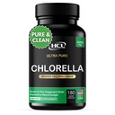 Chlorella Capsules 3000 mg - Cracked Cell Wall Blue Green Algae Supplement - Bedste Natural Detox Cleanse - Plant Vitamin Minerals Chlorophyll Vegan Protein Powder Pills - Made in USA