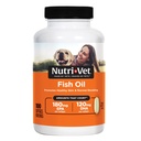 Nutri- Vet Fish Oil Supplement for Hunde, Omega 3, Fisk Olie til Hunde, Pet Supplies, Pet Vitaminer og Kosttilskud, EPA DHA Formel, Puppy Vitaminer, Shed Kontrol, Ny Puppy Essentials, 100 Greve