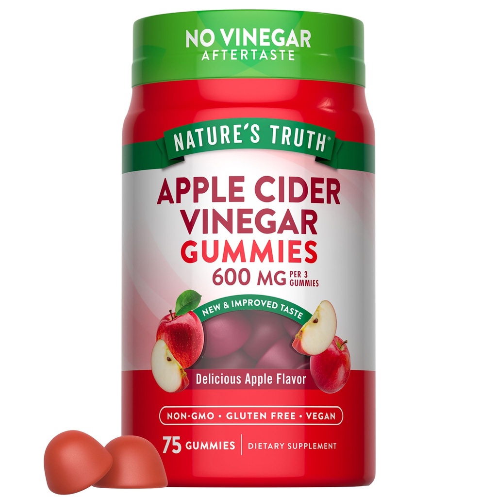 Nature 's Truth Apple Cider Vincils Gummey Gummey