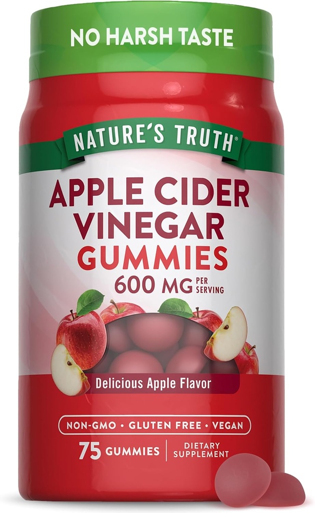 Nature 's Truth Apple Cider Vincils Gummey Gummey