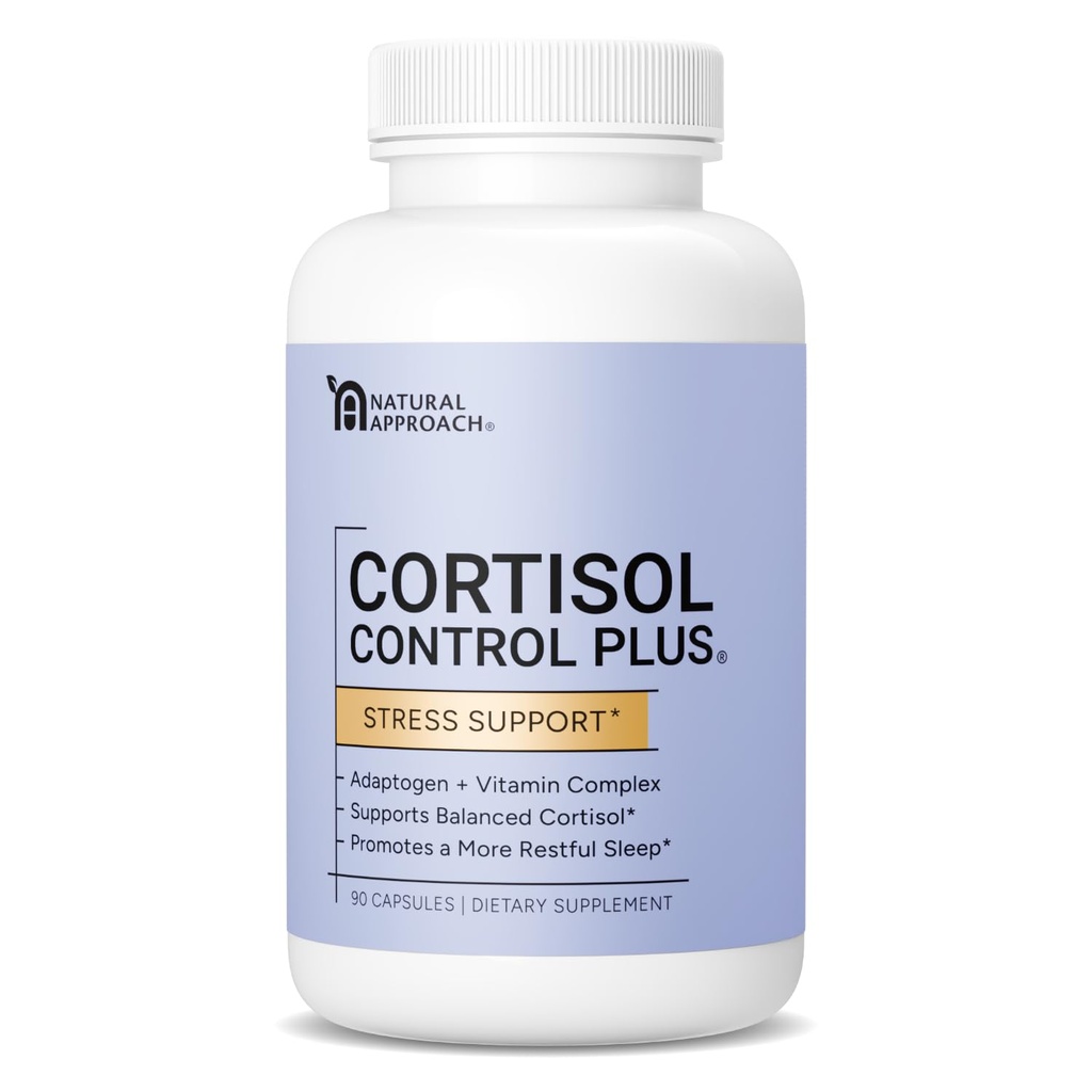 Cortisol supplement til kvinder og mænd - High Cortisol Manager til støtte afslapning, rolig, rolig søvn & Detox - Ashwagandha, Magnesium, Rhodiola, Magnolia & mere - USA Fremstillet - 90 kapsler