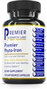Premier Research Labs Phyto- Iron - Plant baseret jern til mænd og kvinder for blodstøtte, Curry blade supplement, jerntilskud, non-Heme Jern, 18mg jern per servering - 120 Vegetariske kapsler
